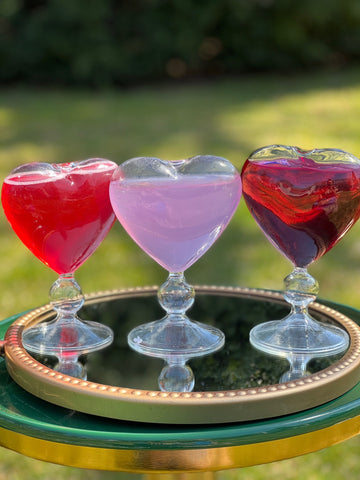 Francesca Heart-Shape Cocktail Glasses (Set of 2) – Exquisite Romantic Glassware